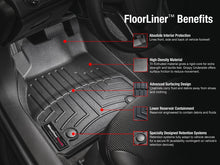 Cargar imagen en el visor de la galería, Alfombra WeatherTech Bandeja FloorLiner 1 Y 2da fila para Audi Q7 Y Q8 2020-2022 en color negro
